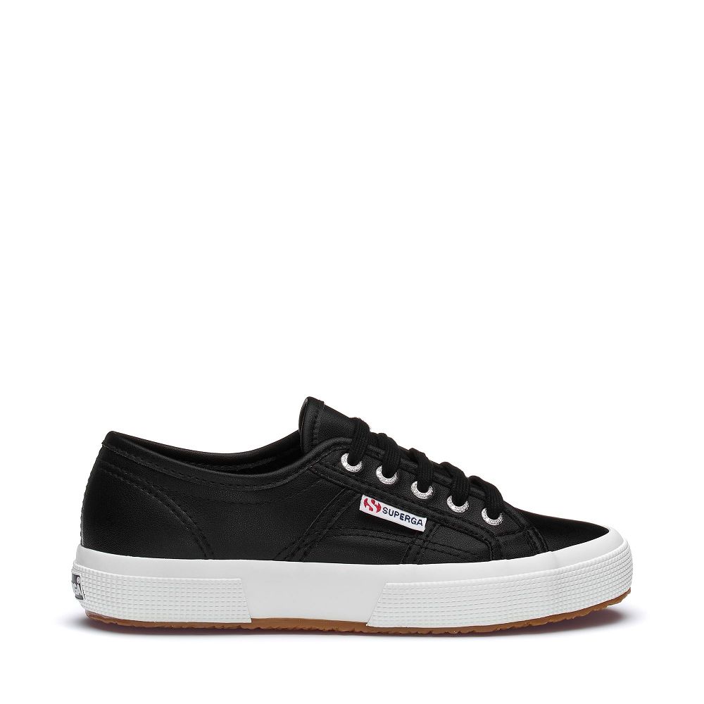 Superga 2750 Black Sneakers - Women's Sneakers USA | US9735329